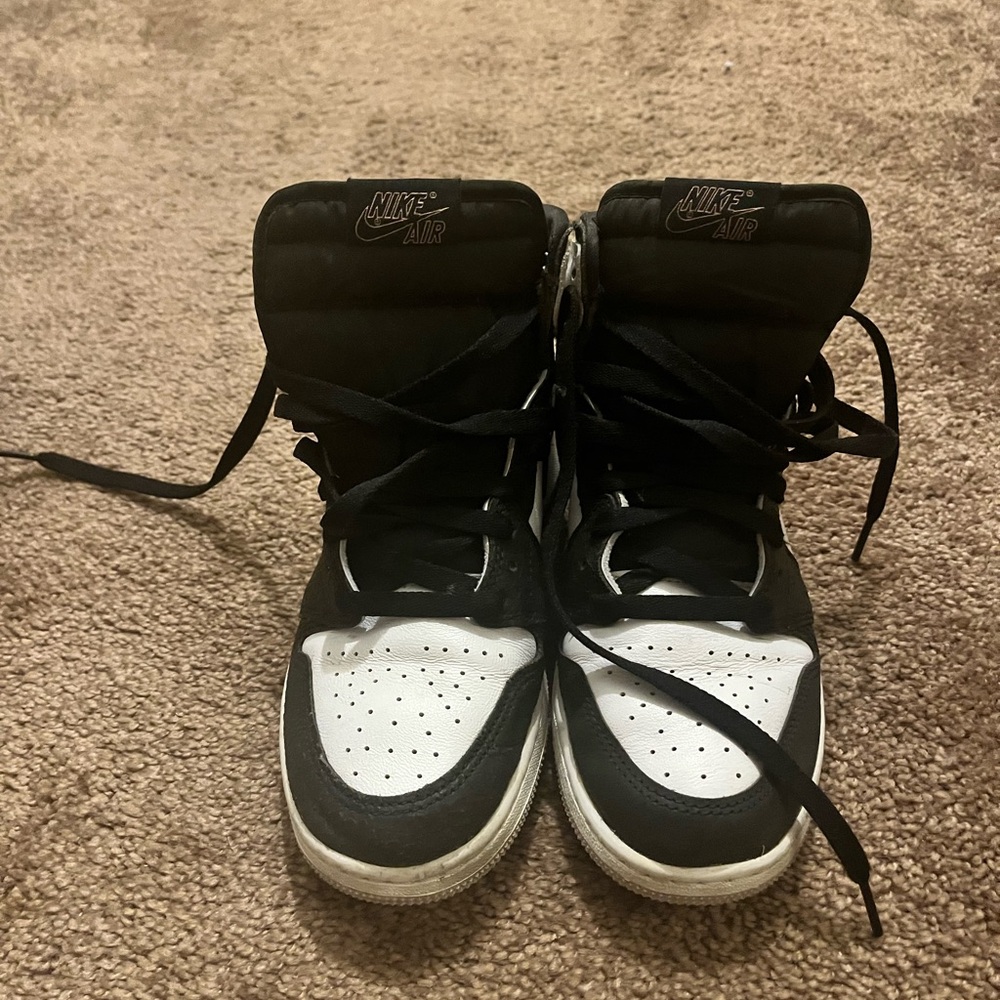 Nike High-Top Black and White Sneakers